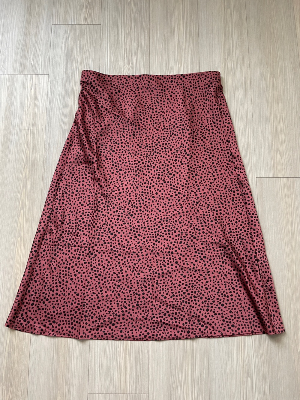 LOFT Pink Cheetah Print Midi